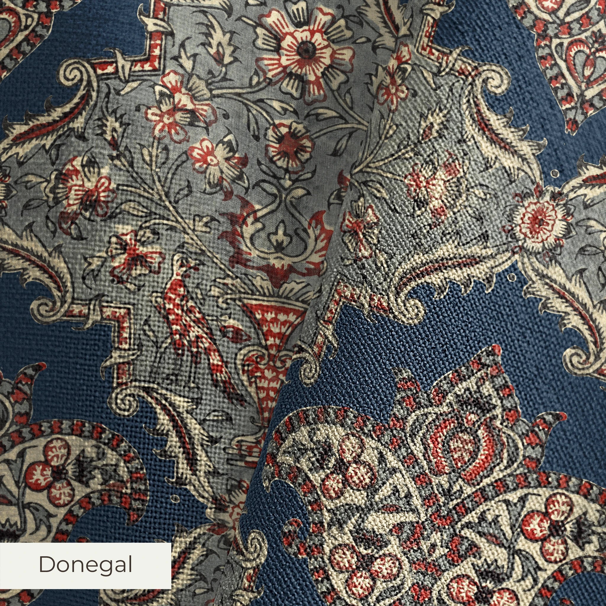 Nanette - Bowery Blue Fabric