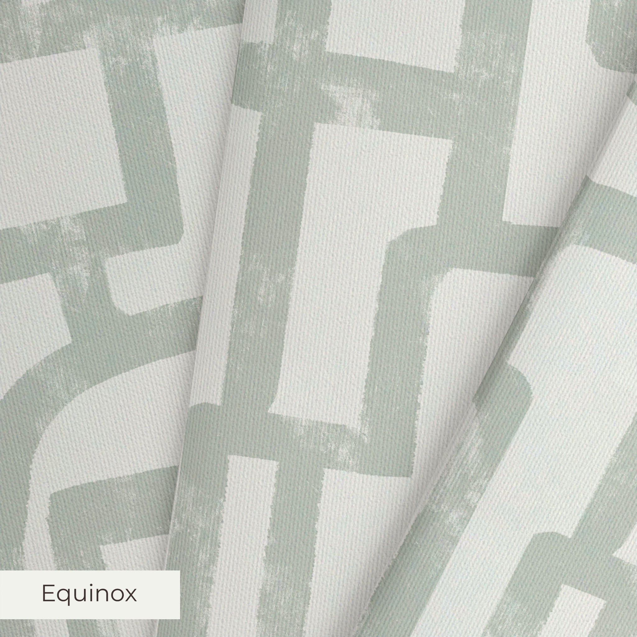 Abstract geometric pattern of interlocking gray rectangular shapes on beige background