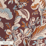 Domitila - Singed Red Fabric