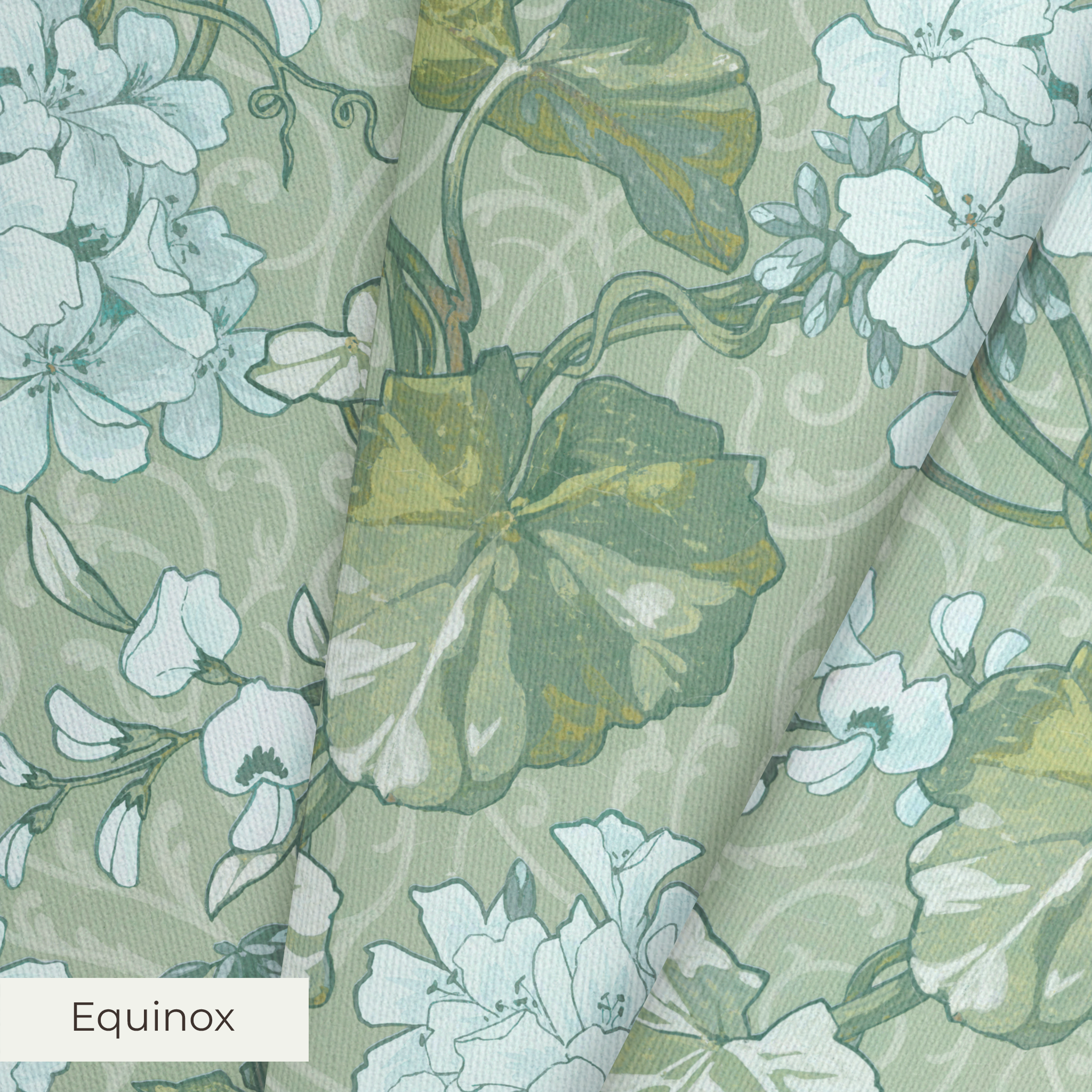 Hortensia - Barrow Blue Fabric