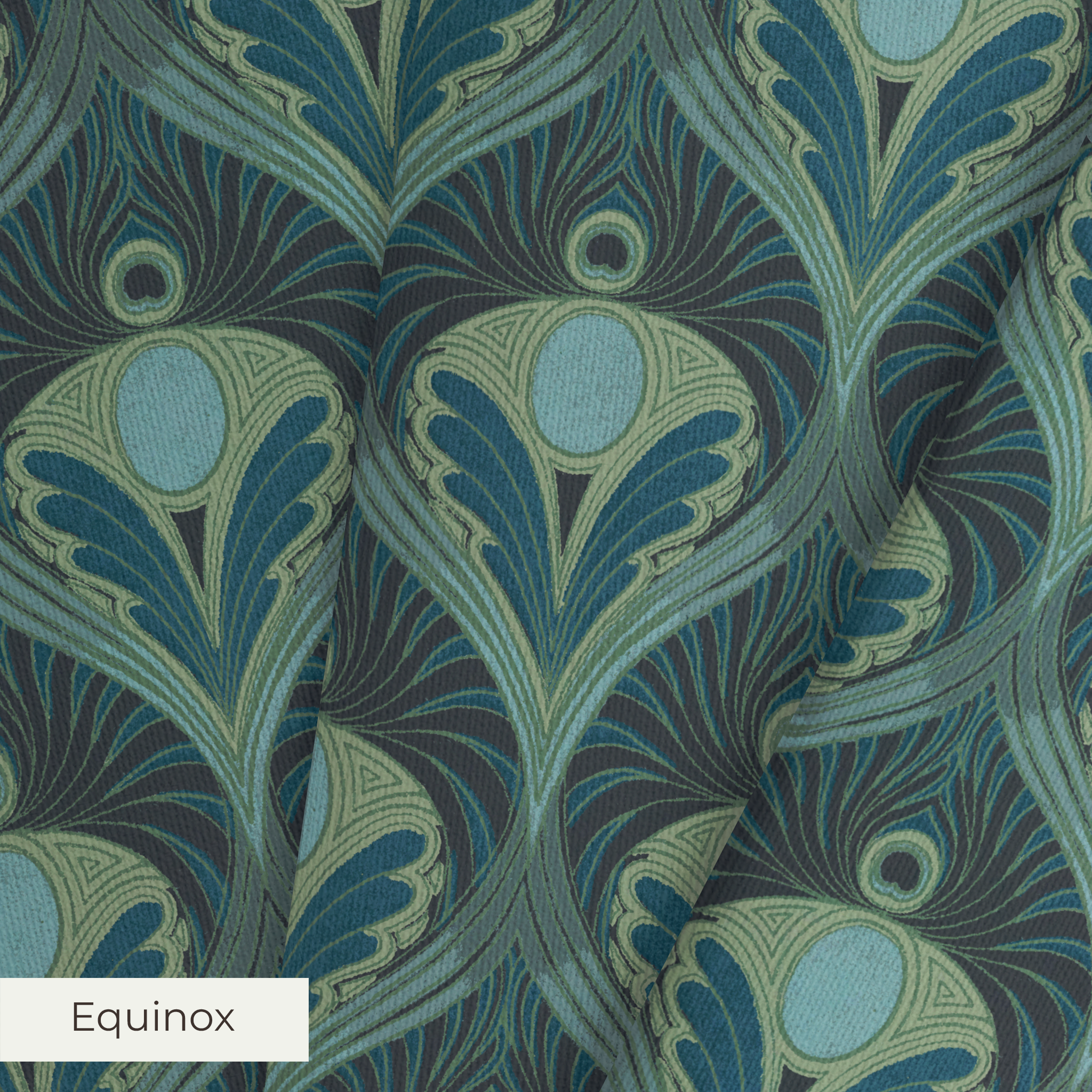 Plumera - Mercer Blue Fabric