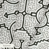 Ika - Black and White Fabric