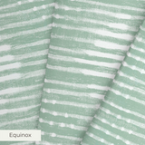 Green and white horizontal wavy stripes pattern with distressed texture