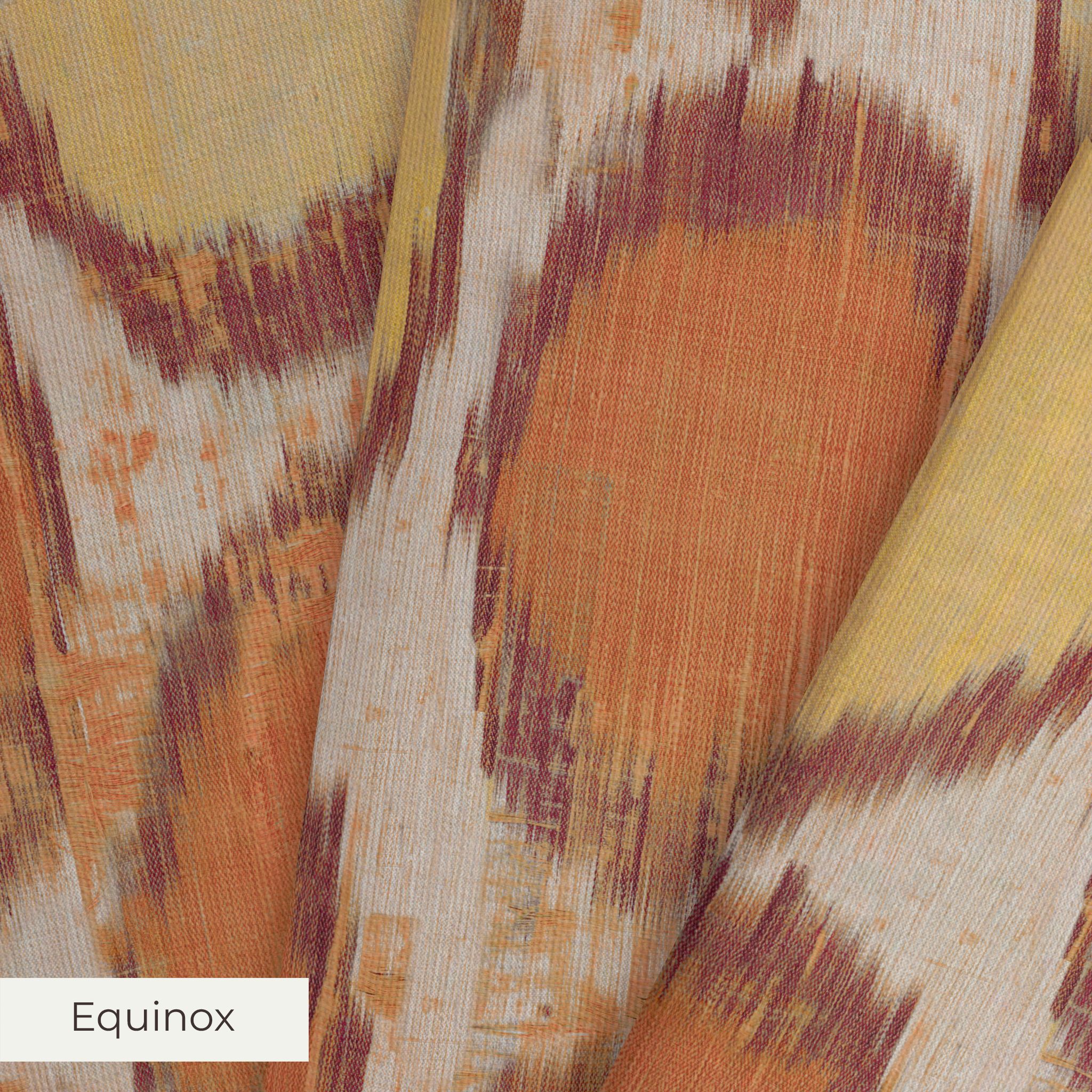 Parisol Ikat - Sun Clay Fabric