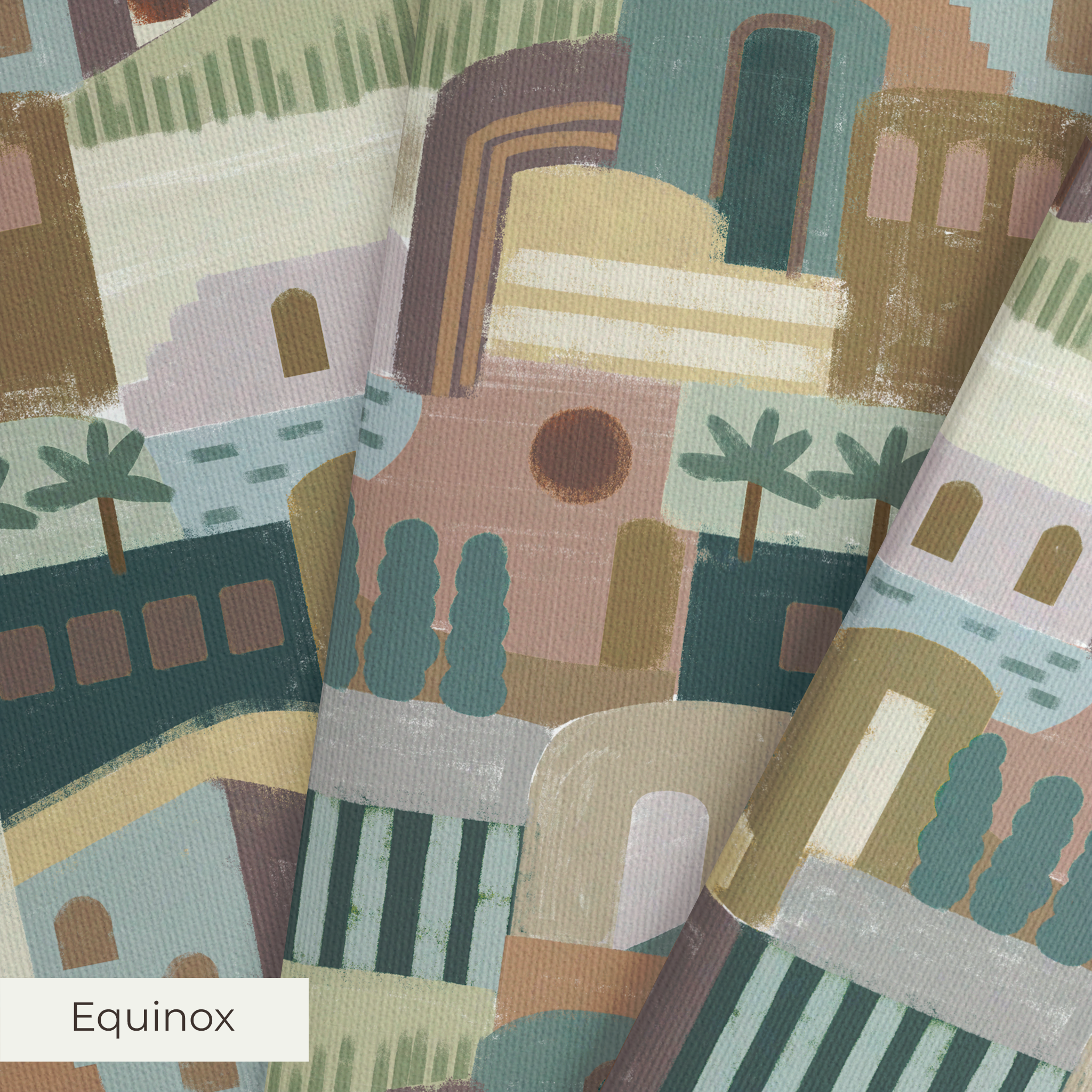 Santorini - Desert Dusk Fabric