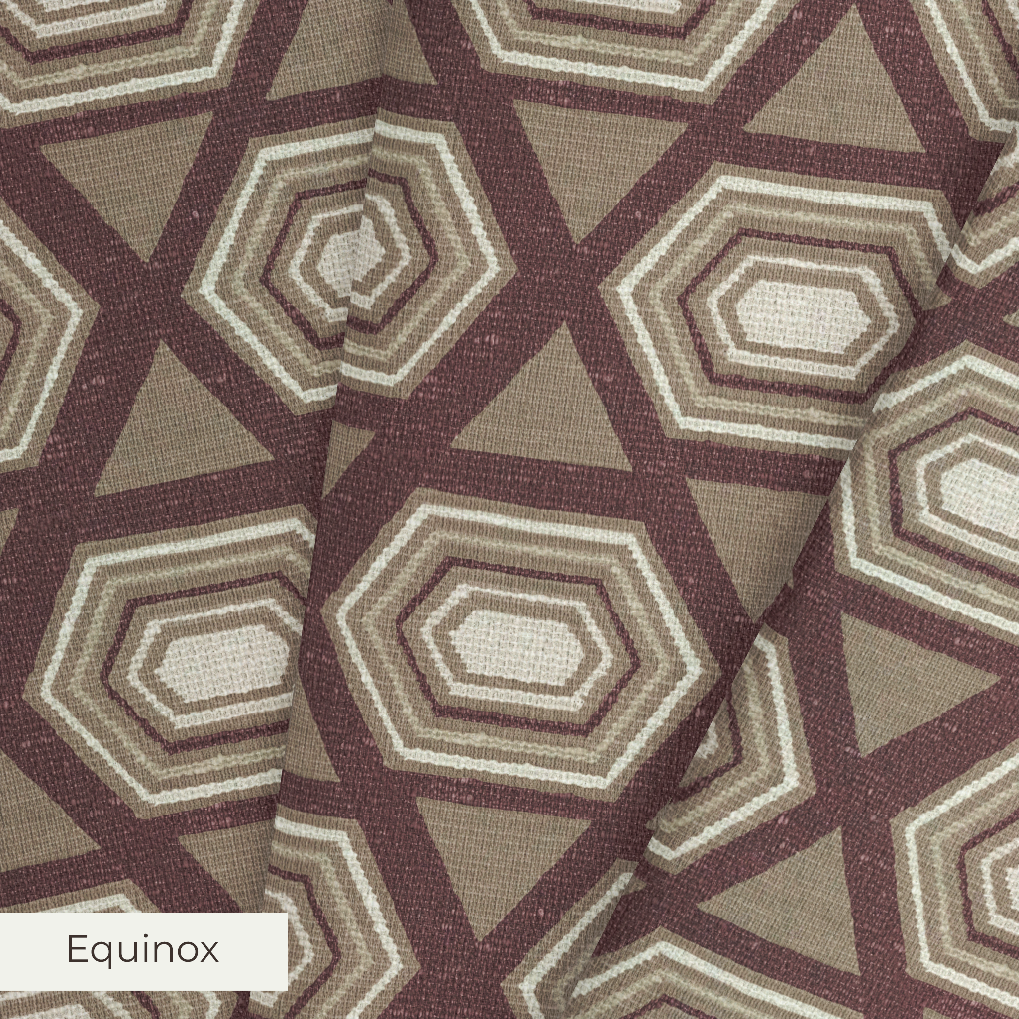Enrejado - Fig Fabric