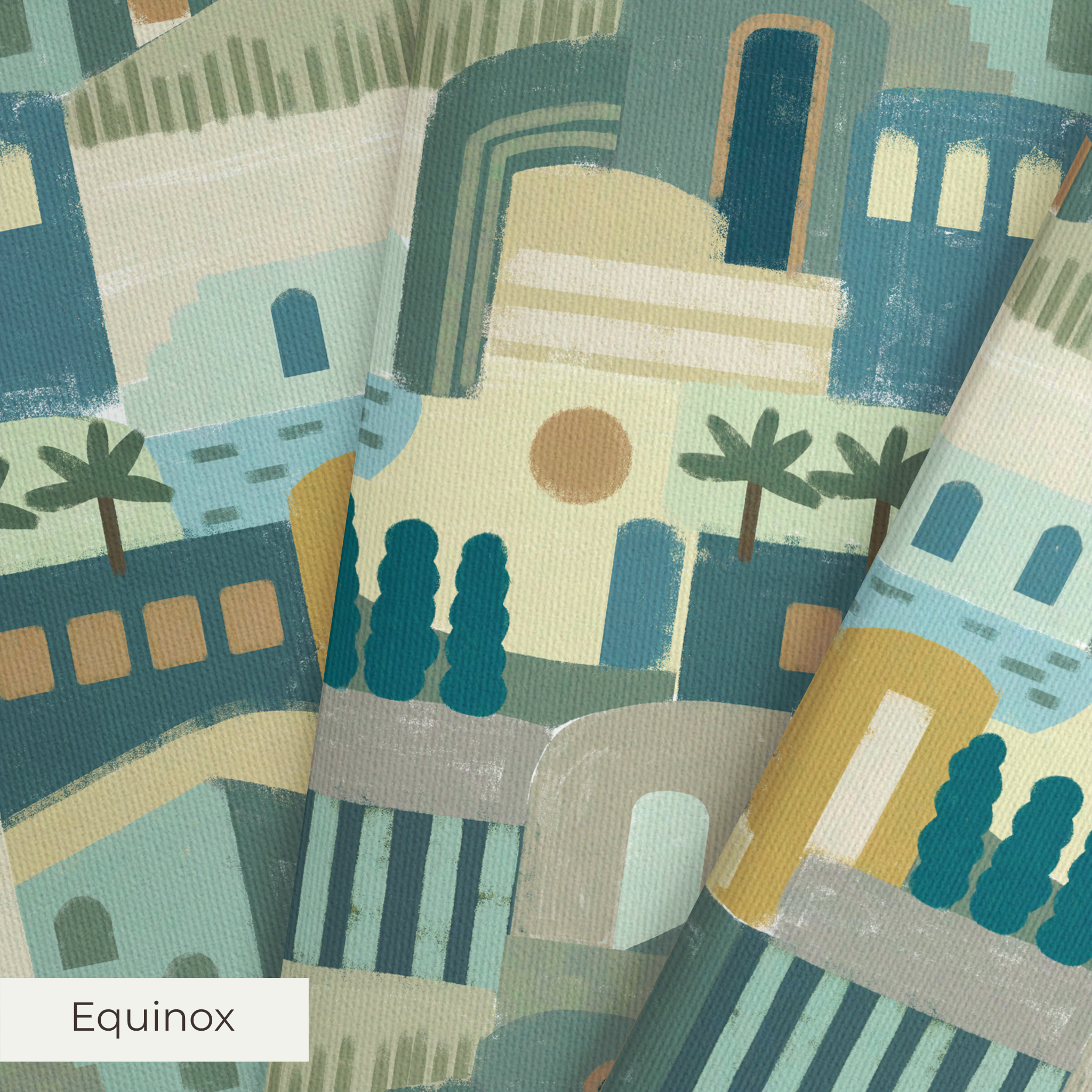 Santorini - Lago Fabric
