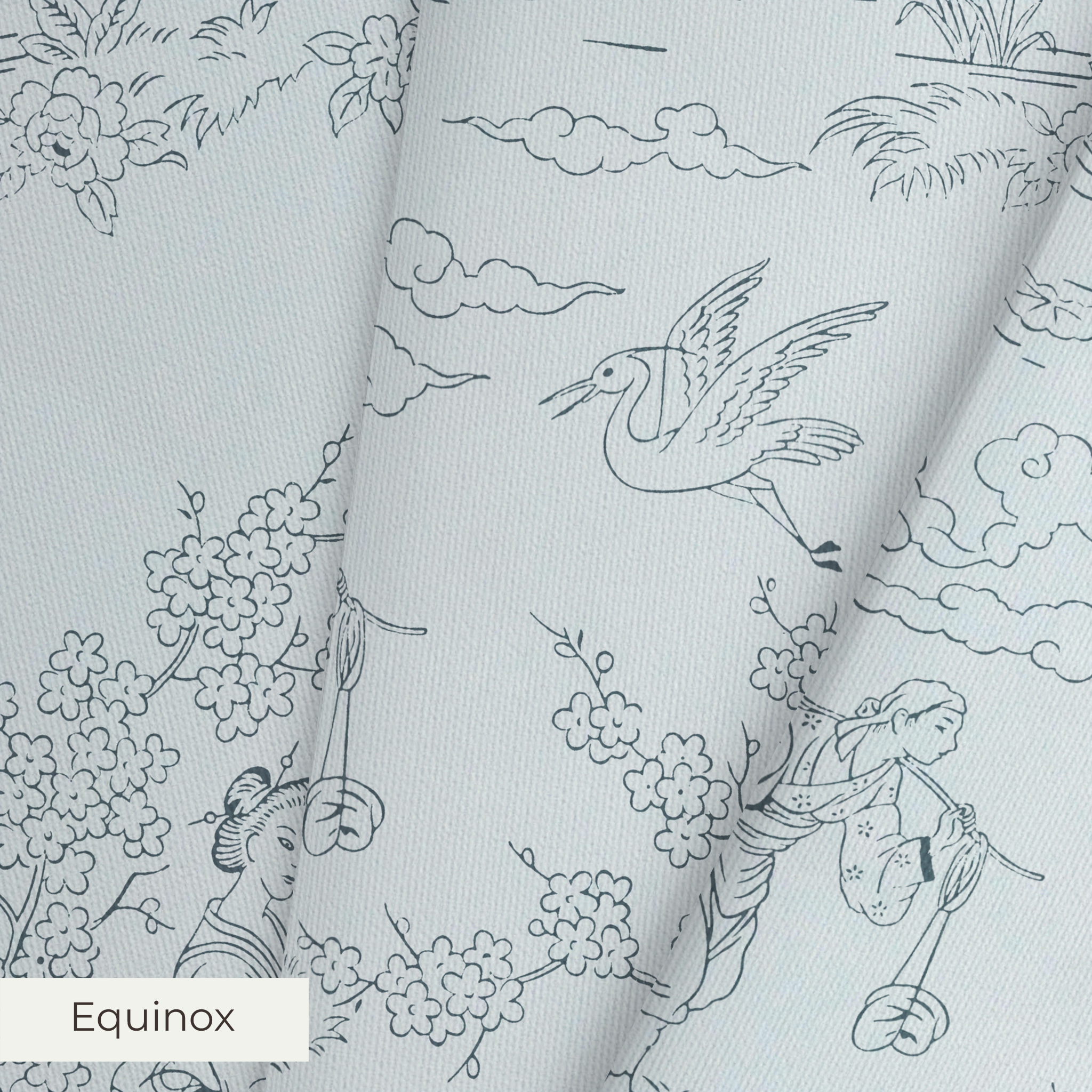 Cang Lu - Argento Fabric