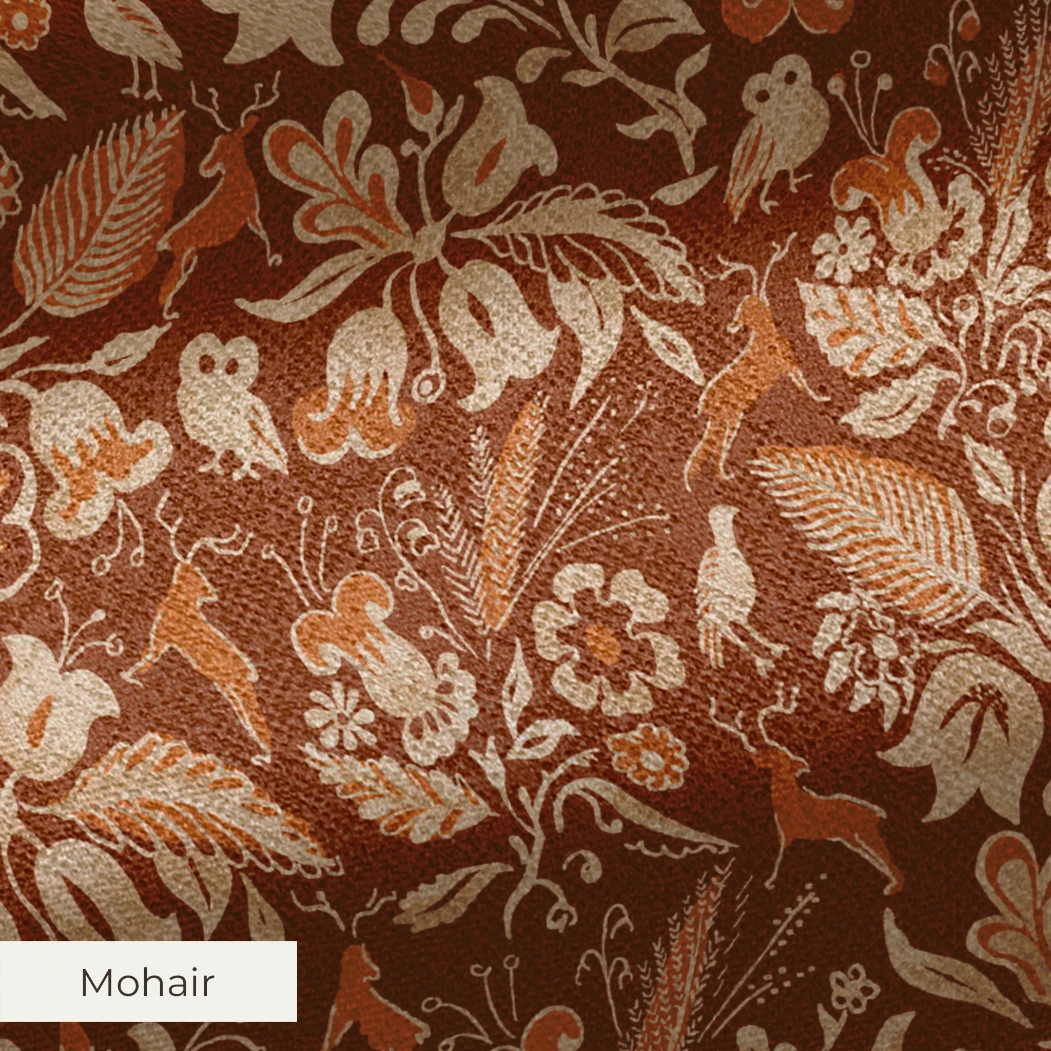 Helena - Burnt Orange Fabric