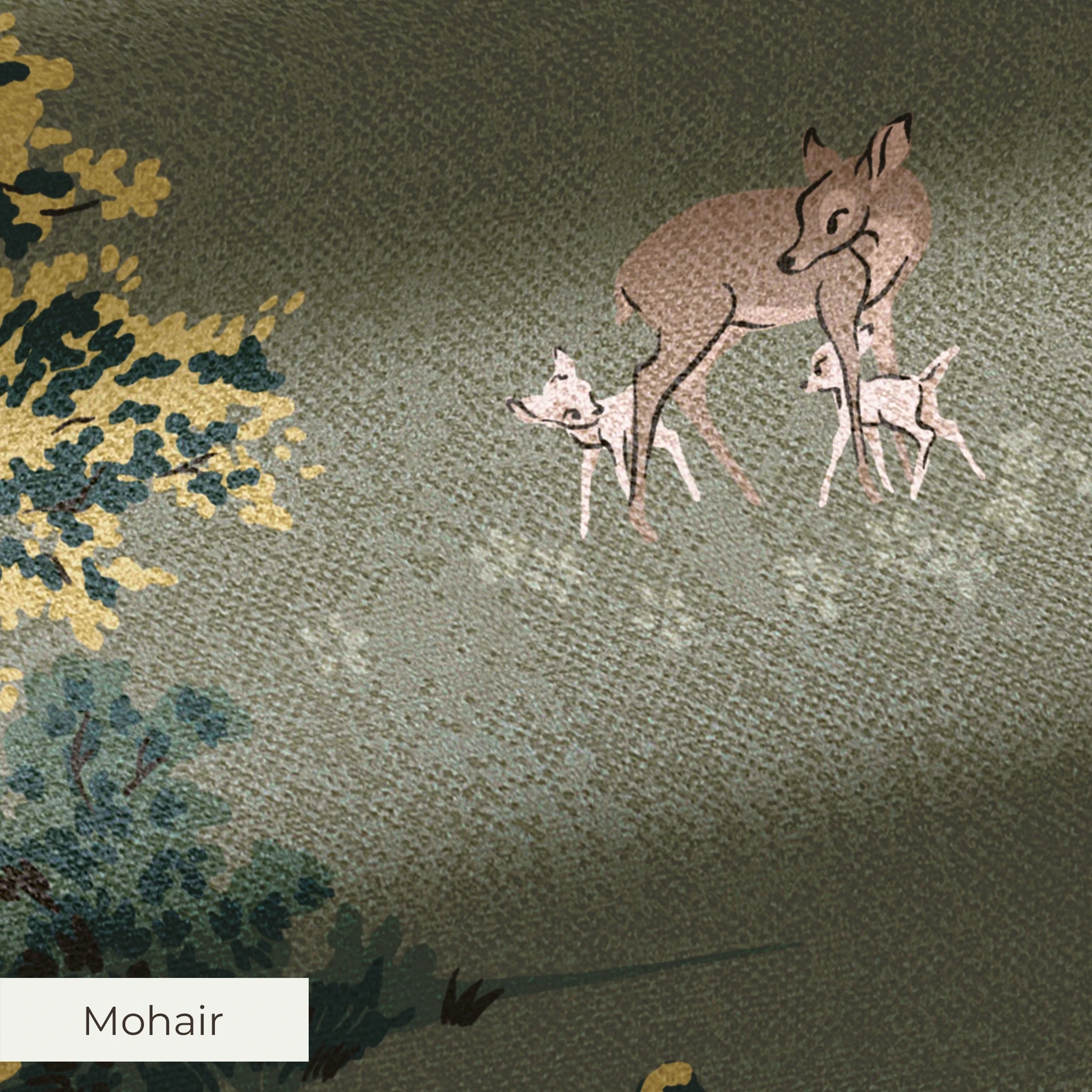 Disney | Baxter Mill - Bambi - Faline Olive Oil Fabric