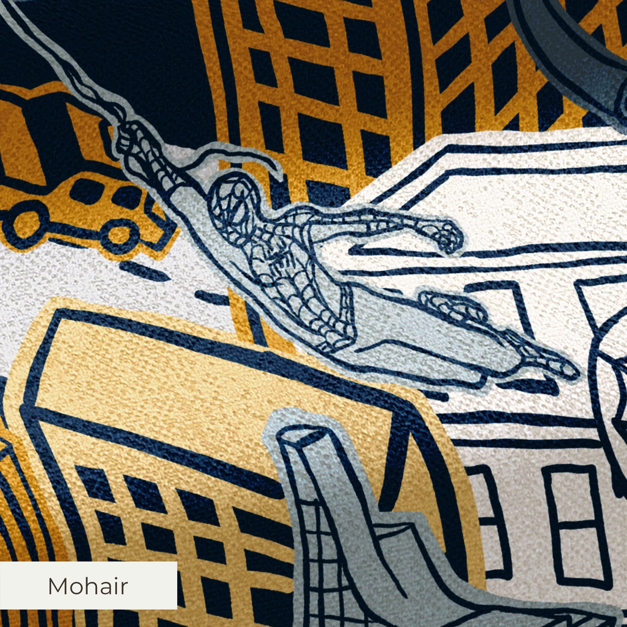 MARVEL | Baxter Mill - Spider-Man - Midtown - Broadway Lights Fabric