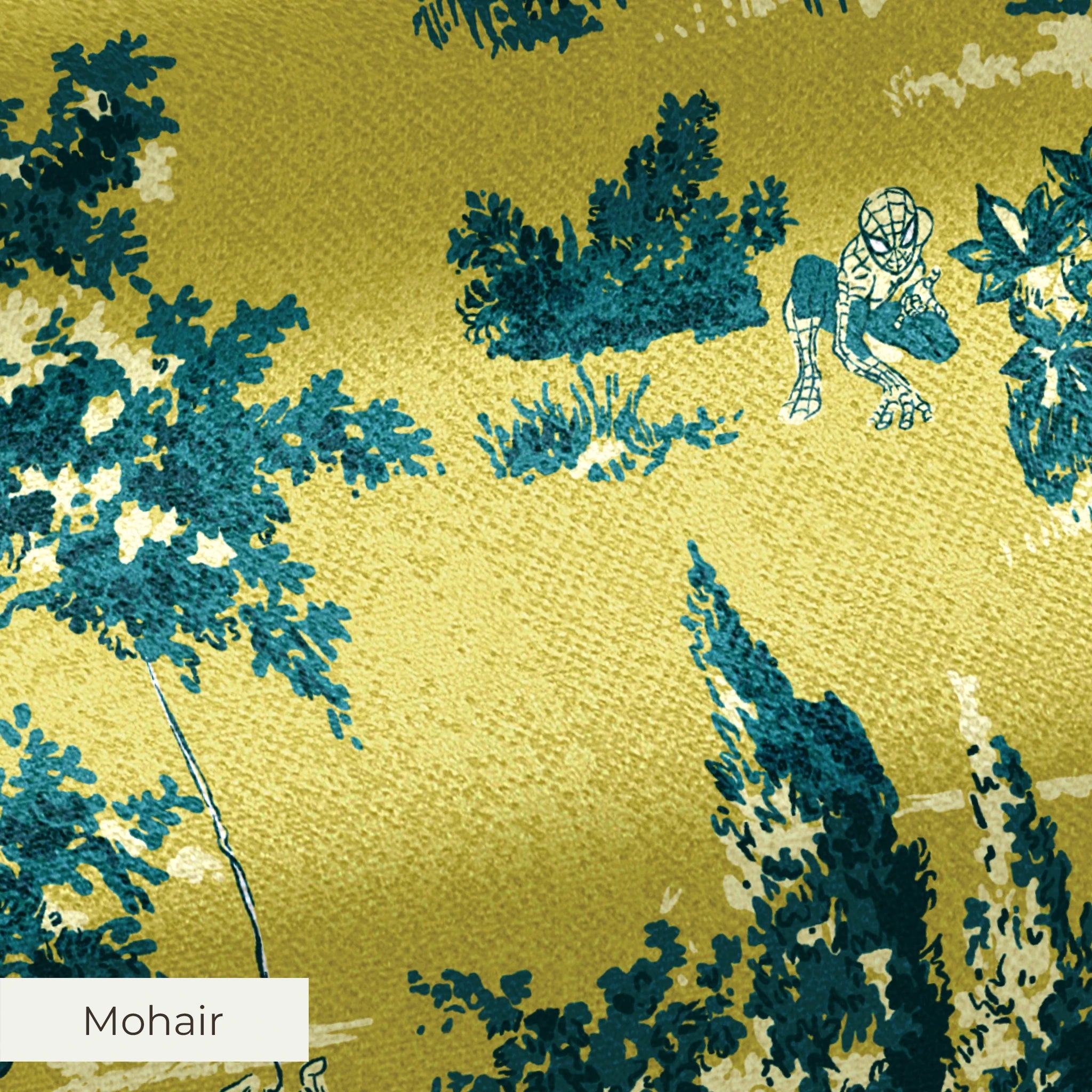 MARVEL | Baxter Mill - Spider-Man - Water Terrace - Olive Oil Fabric