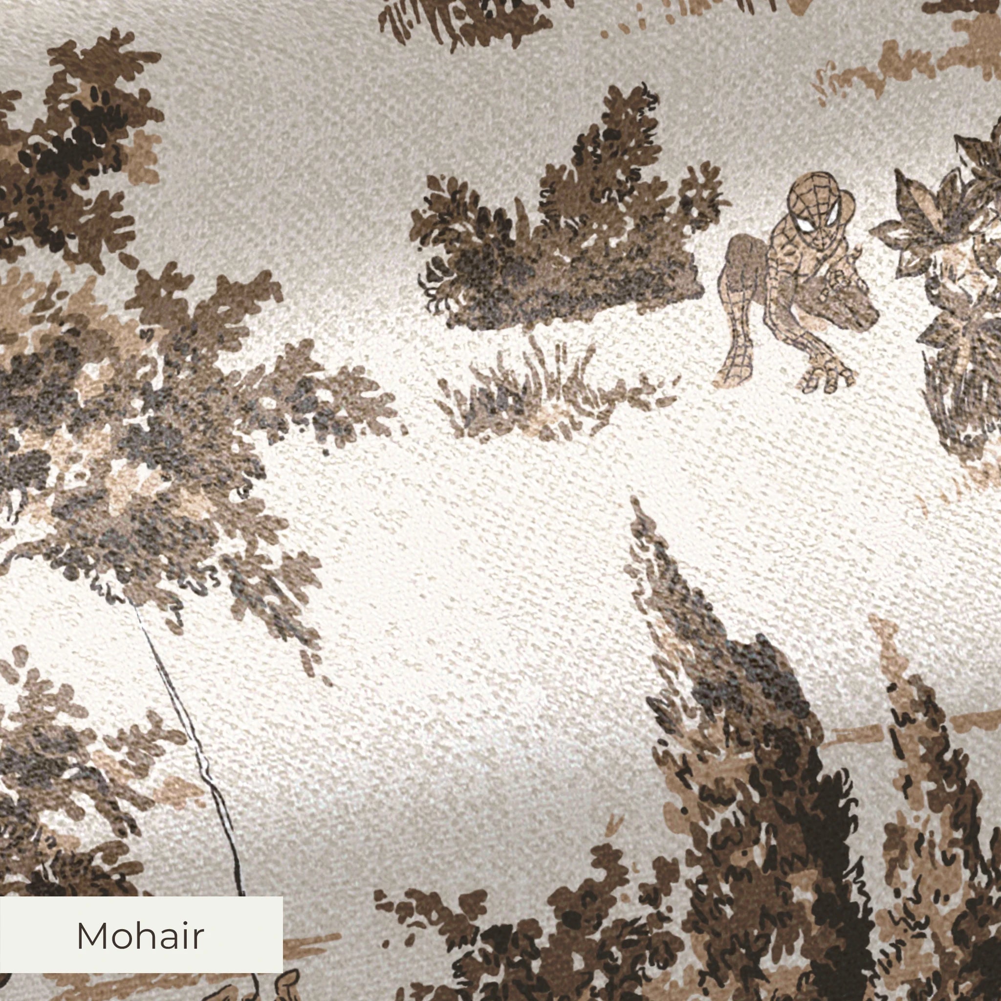 MARVEL | Baxter Mill - Spider-Man - Water Terrace - Brownstone Fabric