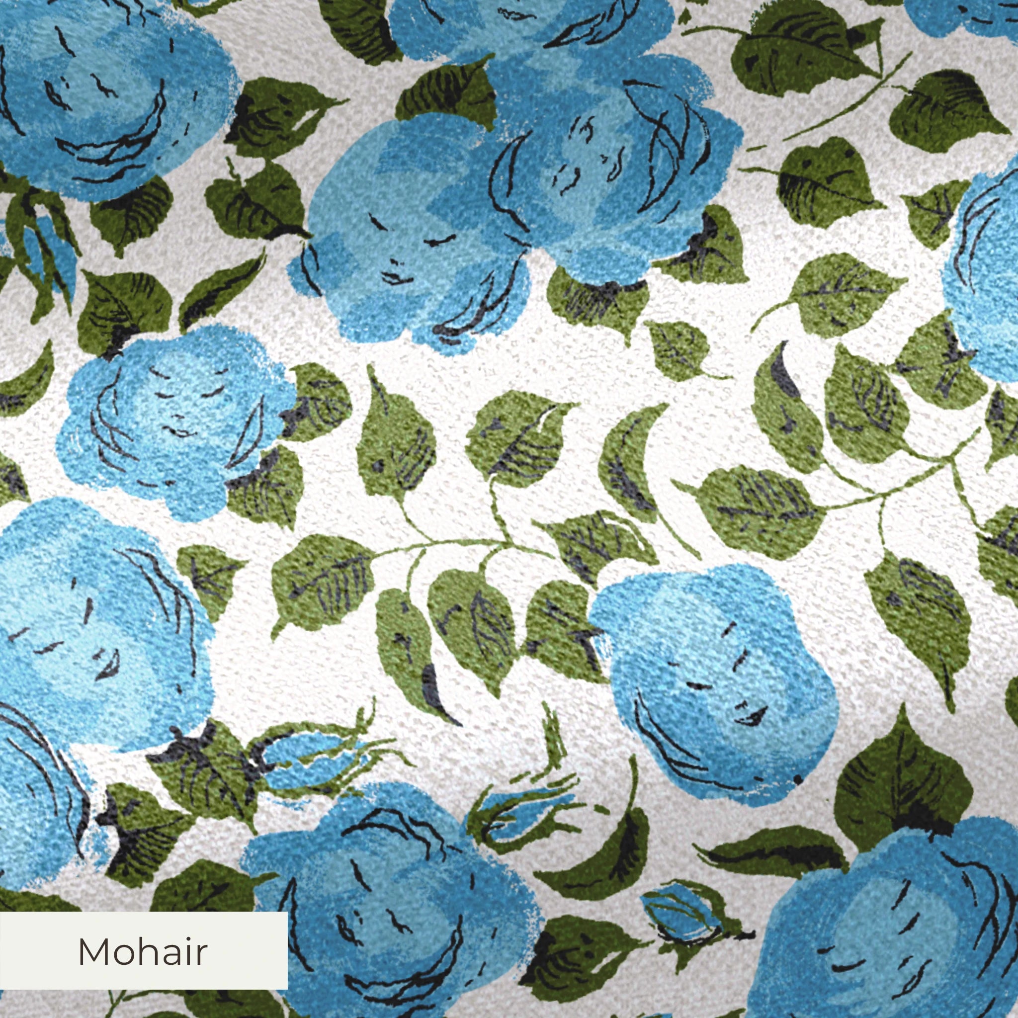Disney | Baxter Mill - Alice in Wonderland - Roses Blue Fabric