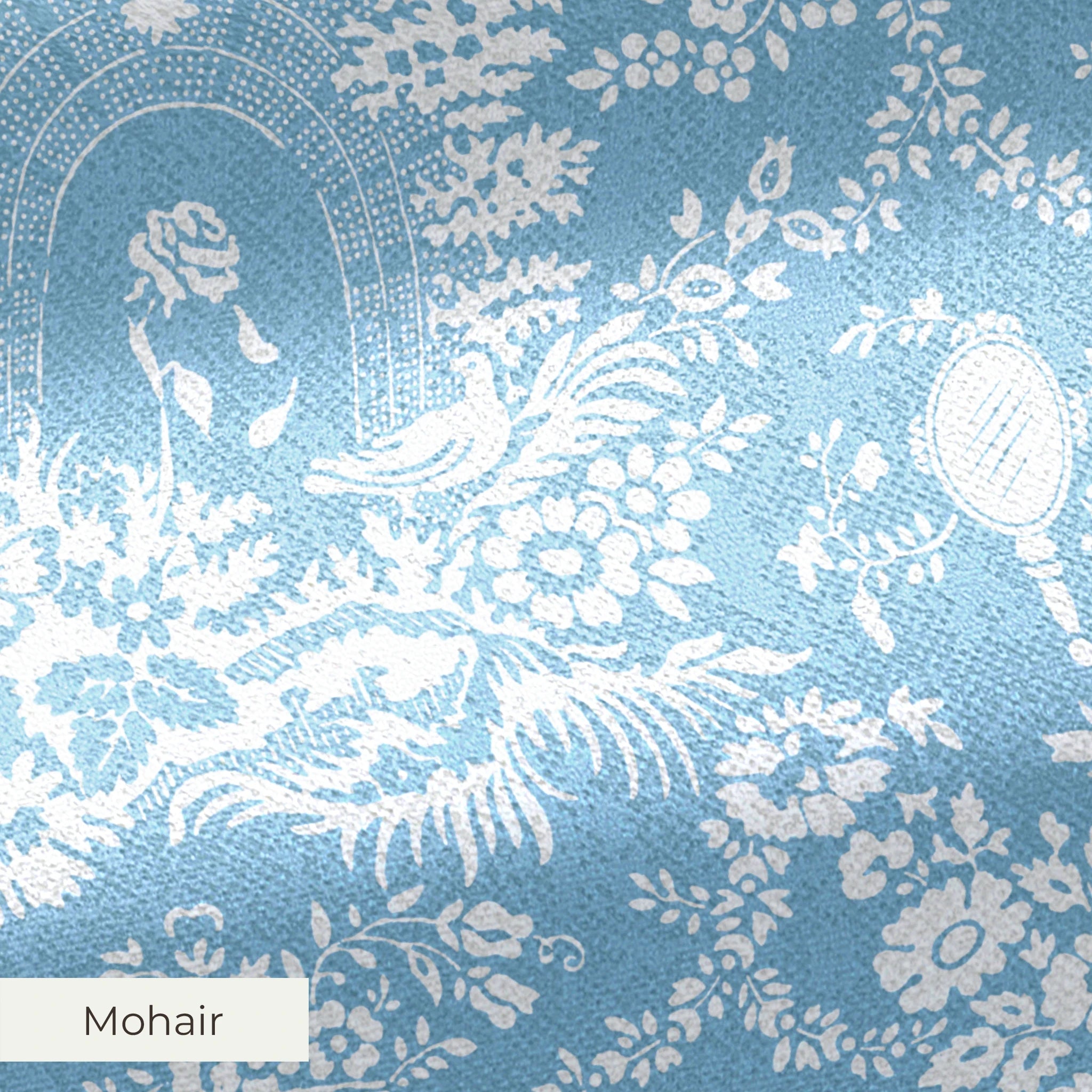 Disney | Baxter Mill - Princess - Belle - West Wing - French Blue Fabric