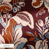 Domitila - Singed Red Fabric