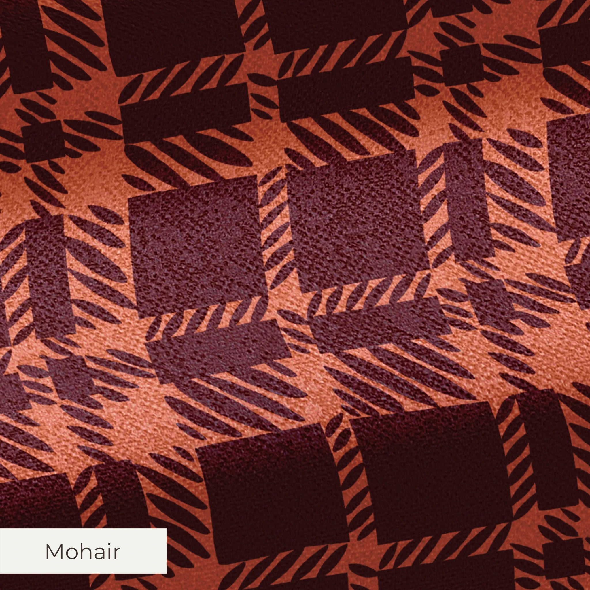 Collin - Singed Red Fabric