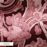 Delphine - Singed Red Fabric