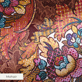 Alora - Singed Red Fabric