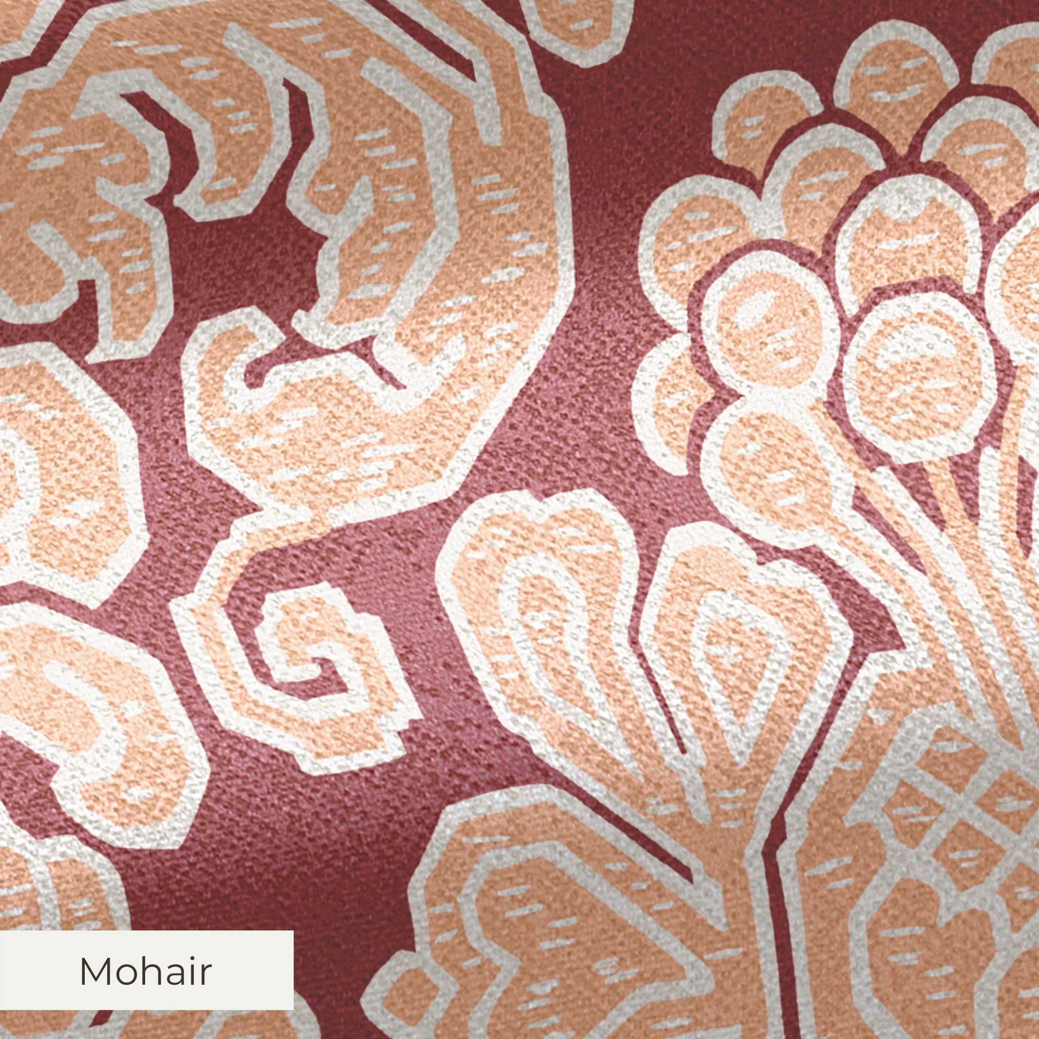 Clovis - Red Earth Fabric