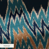 Flame Stitch - Fjord Fabric