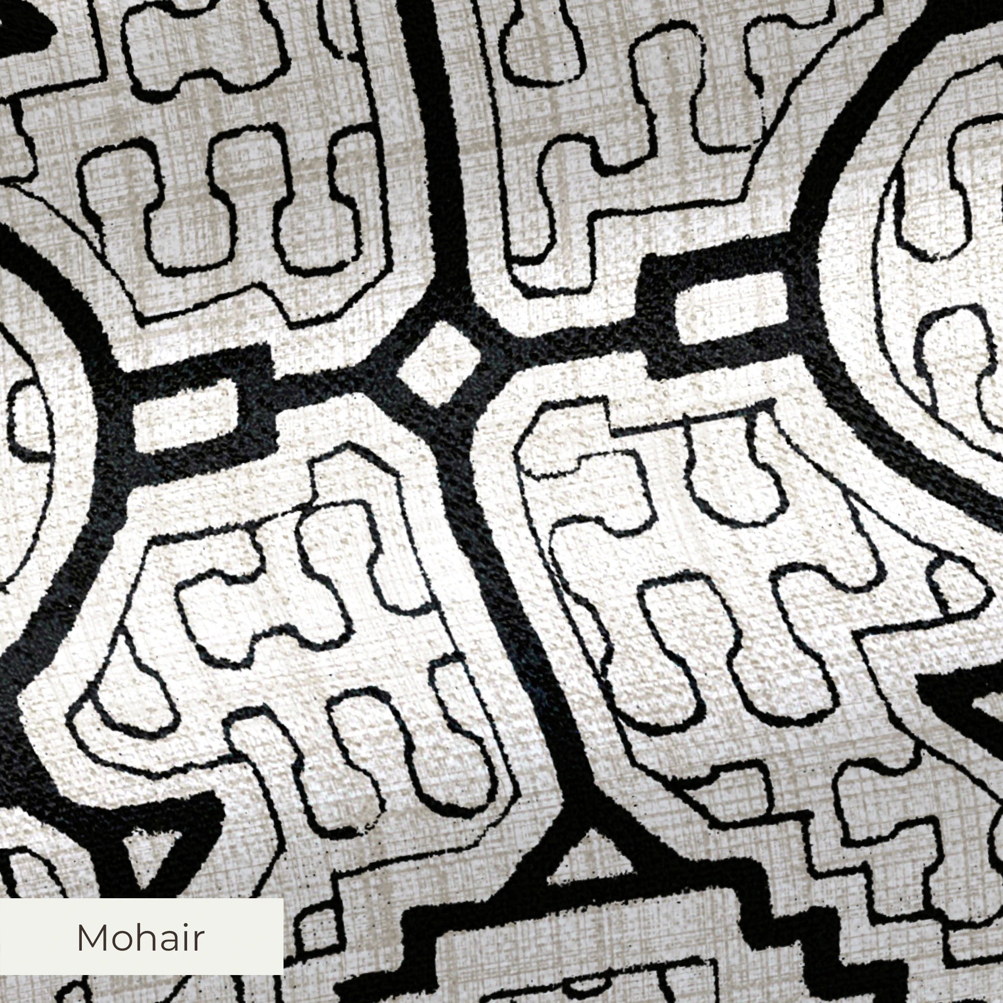 Ika - Black and White Fabric