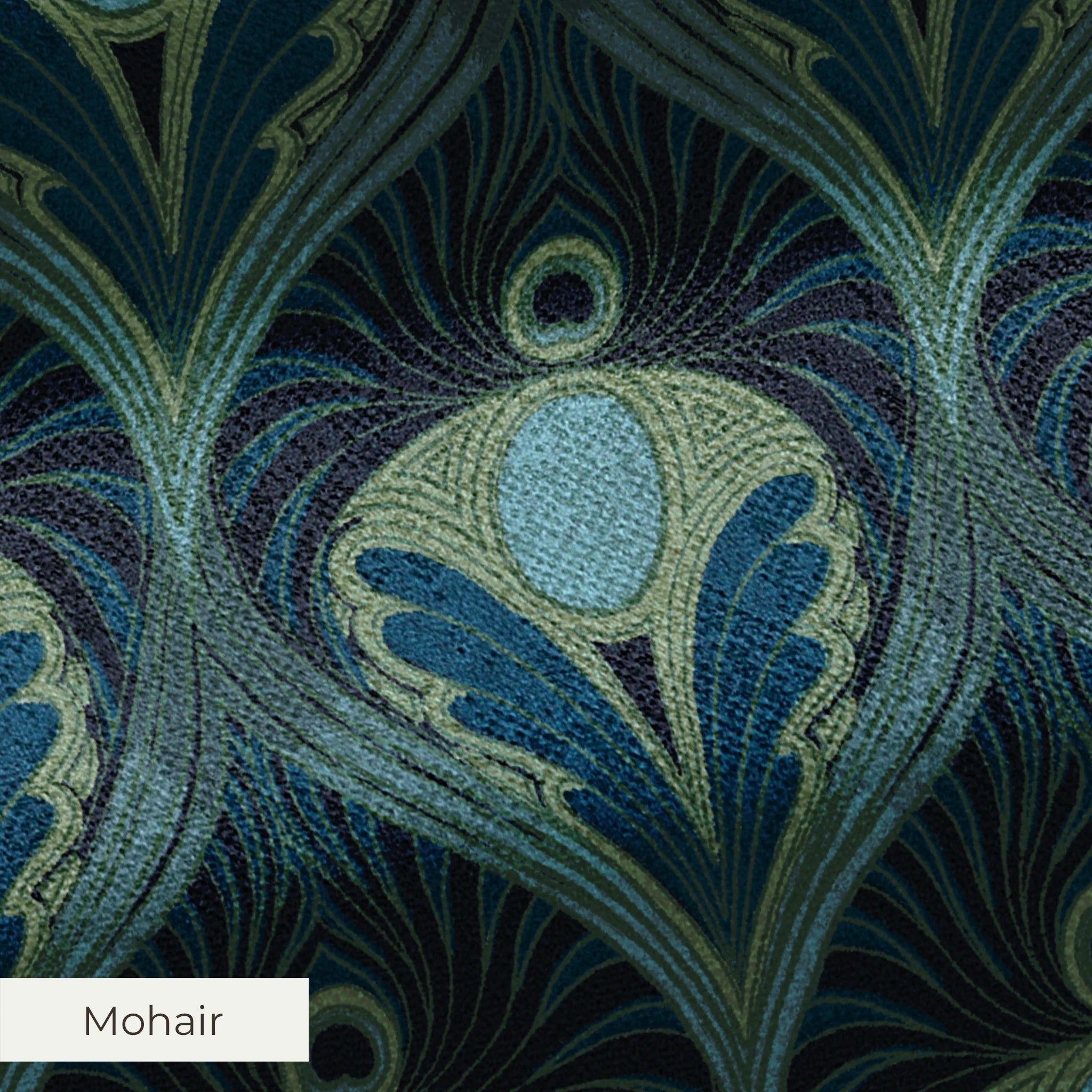 Plumera - Mercer Blue Fabric