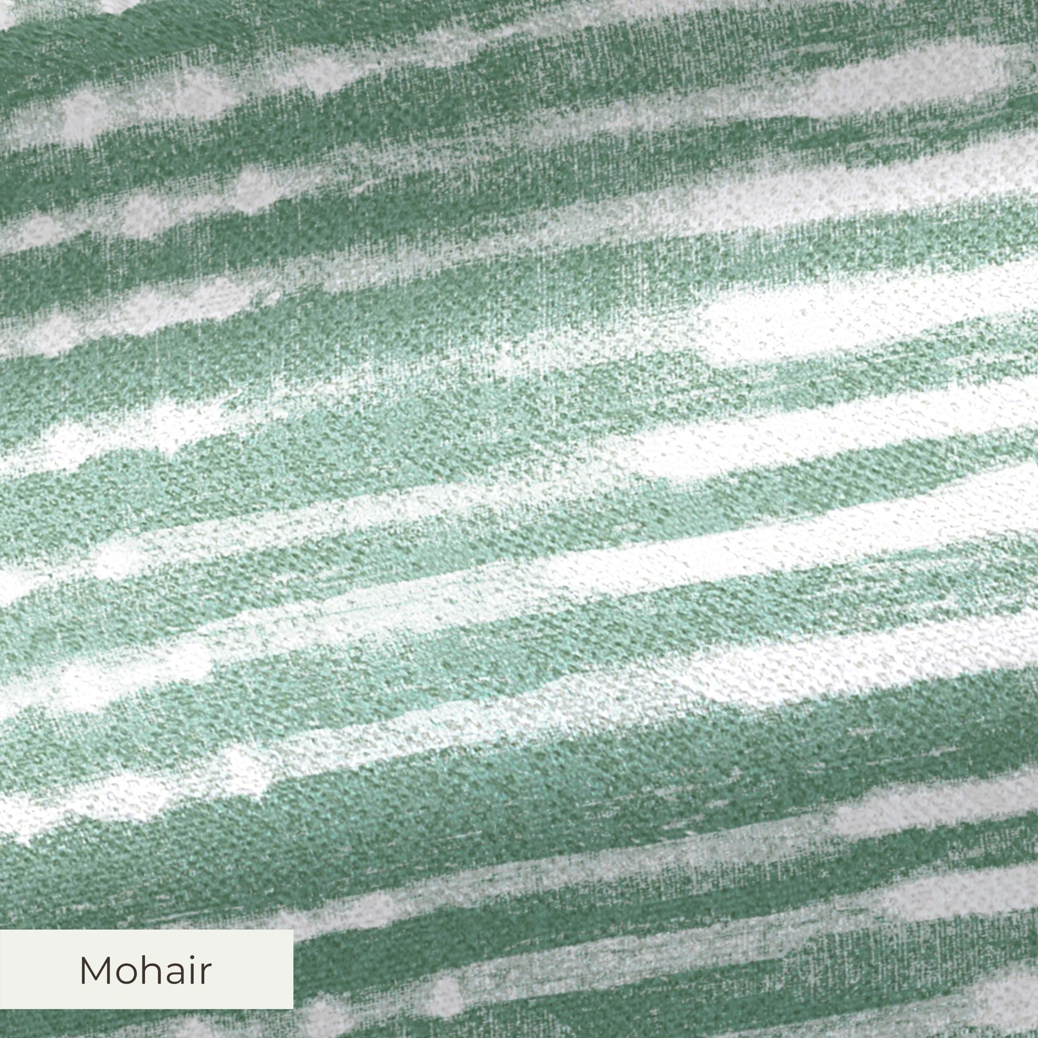 Green and white horizontal wavy stripes pattern with distressed texture
