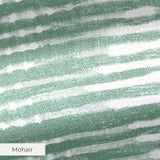 Green and white horizontal wavy stripes pattern with distressed texture