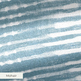 Horizontal gray and white watercolor stripes with irregular, hand-painted texture