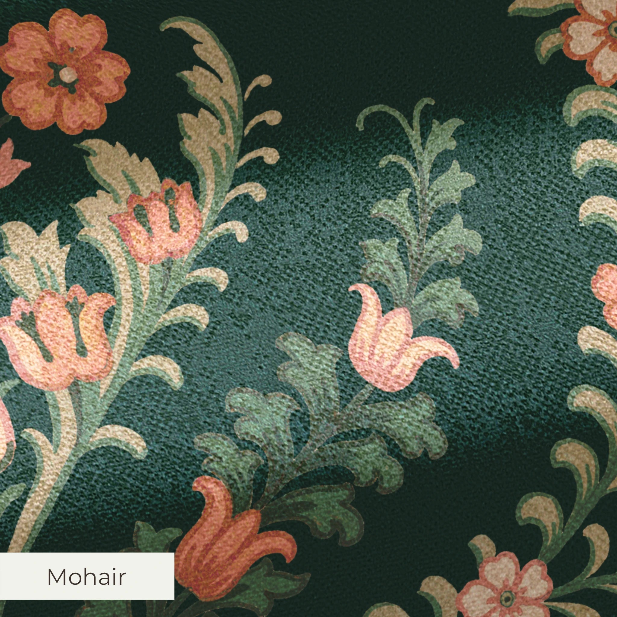 Genevieve - Duck Green Fabric