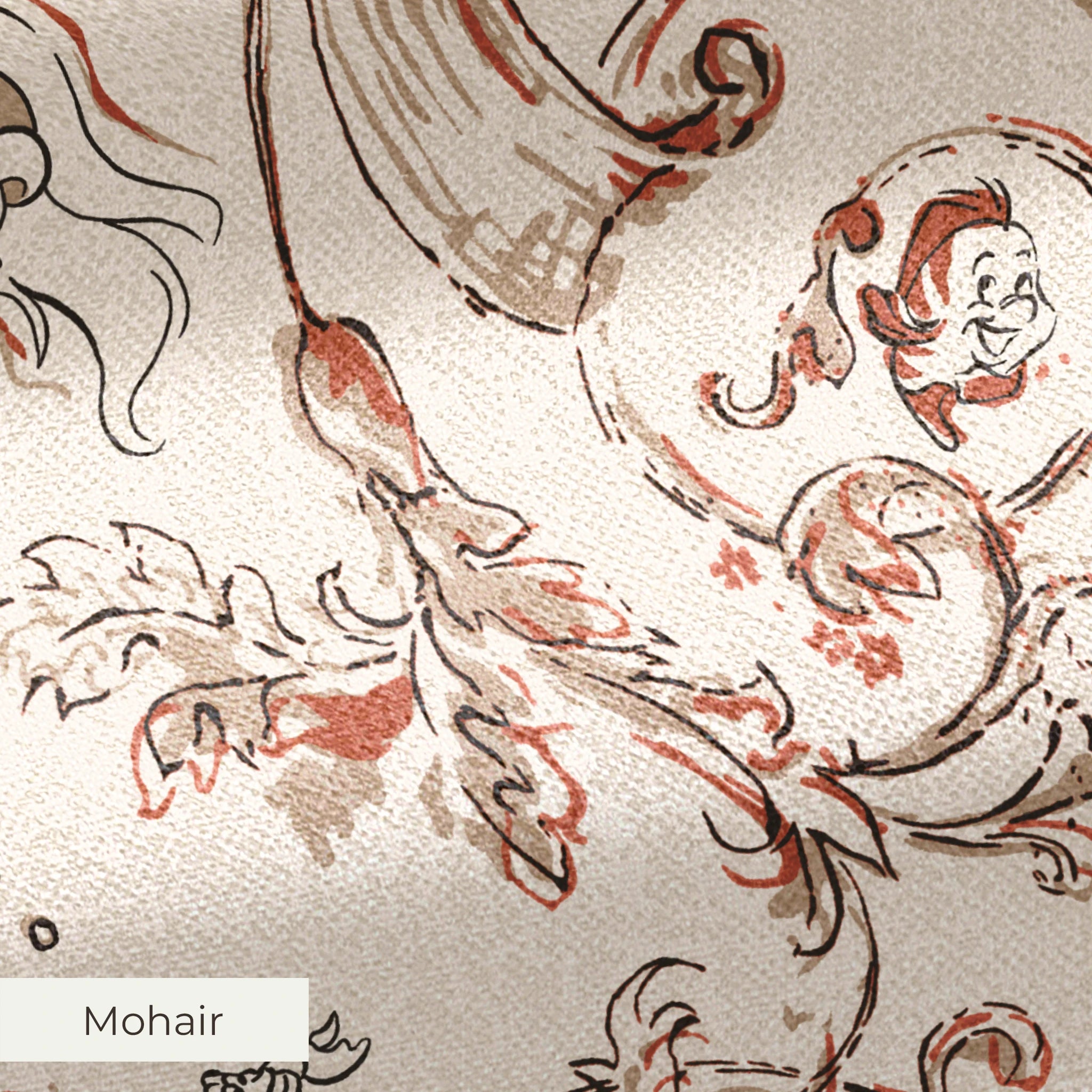 Disney | Baxter Mill - Princess - Ariel - Under the Sea - Sand Fabric