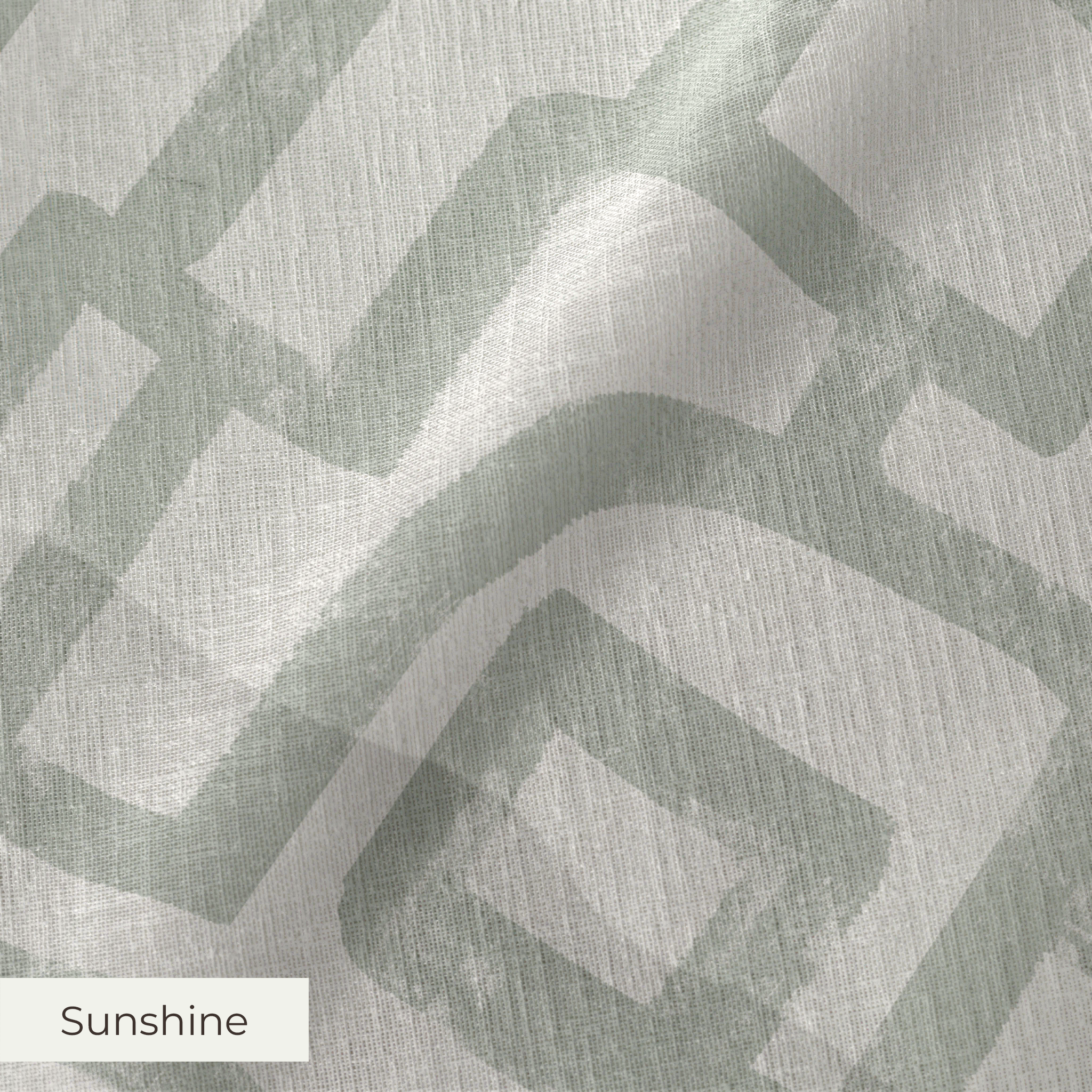 Abstract geometric pattern of interlocking gray rectangular shapes on beige background