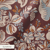 Domitila - Singed Red Fabric
