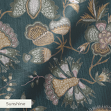 Jara - Ottanio Blue Fabric
