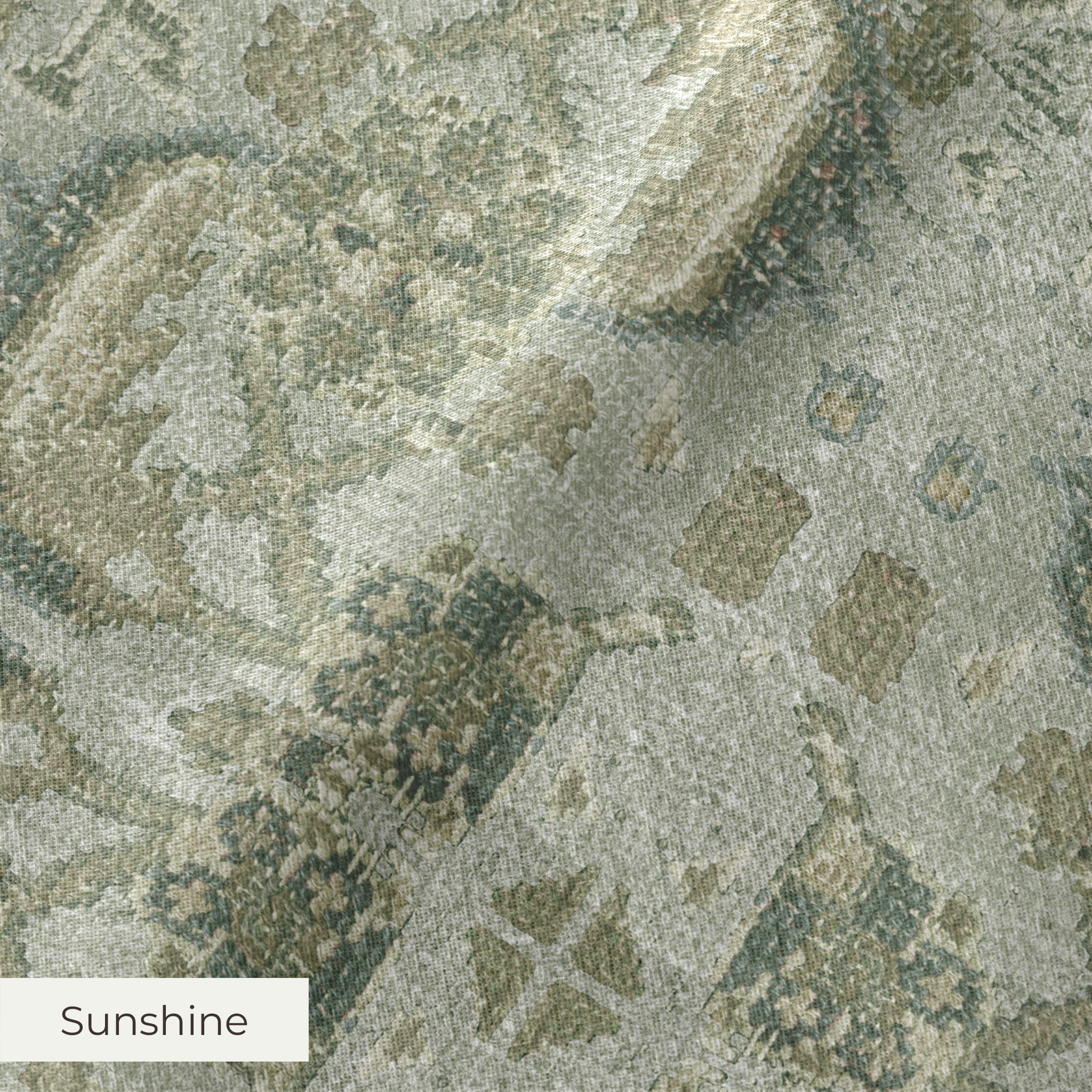 Hudson Rug - Sage Fabric