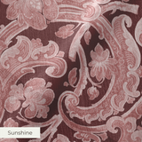 Delphine - Singed Red Fabric