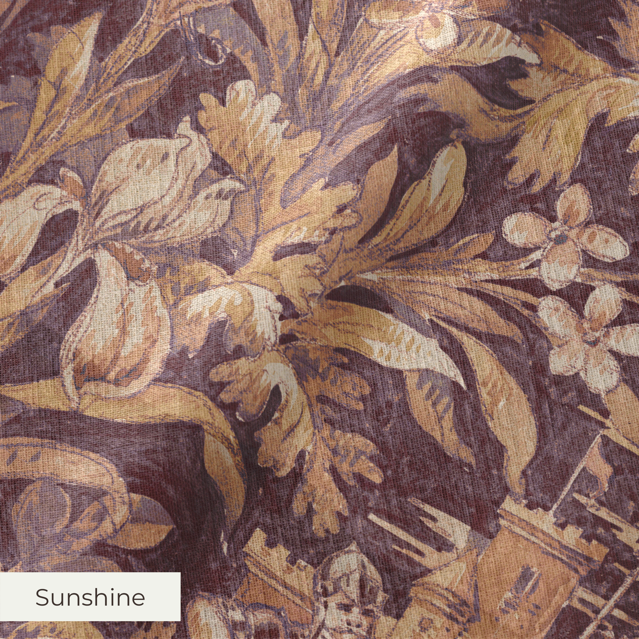 Camelot - Singed Red Fabric