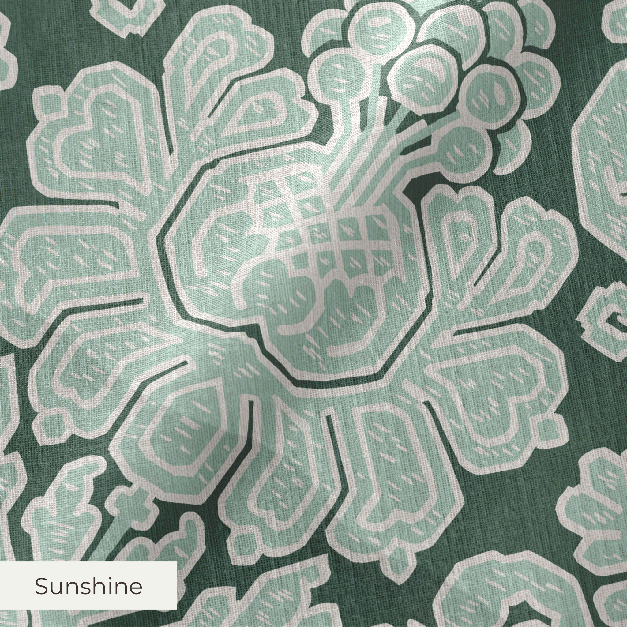 Clovis - Duck Green Fabric