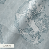 Draig - Pale Powder Fabric