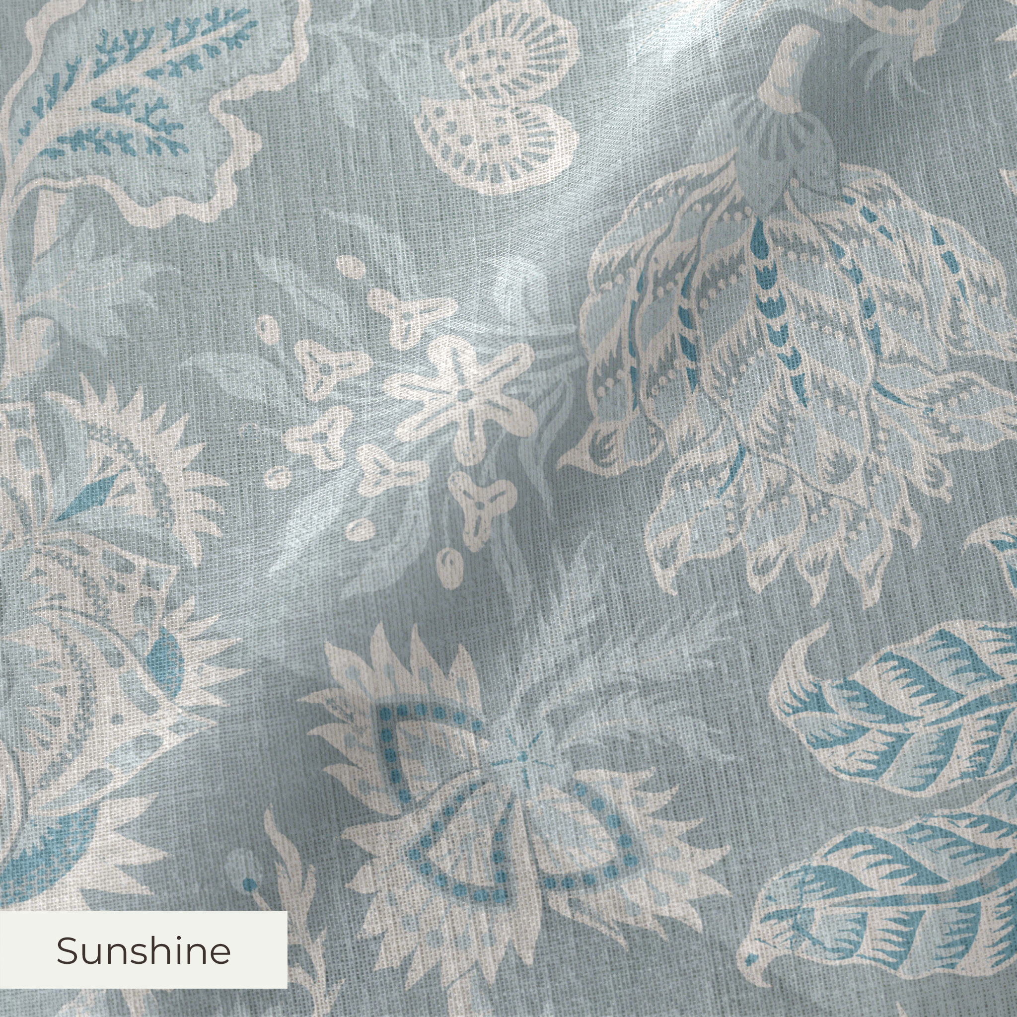 Cicily - Argento Fabric
