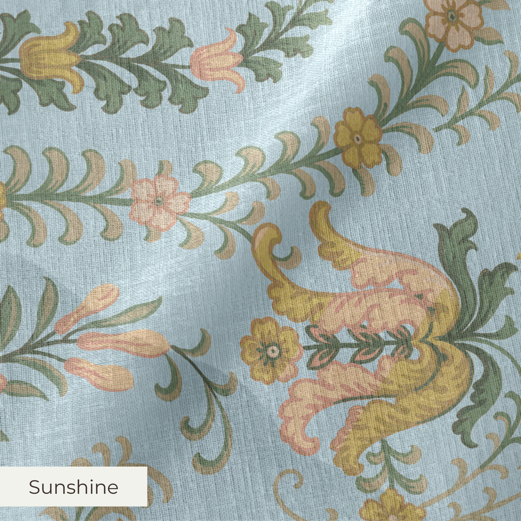 Genevieve - Kakelugn Fabric