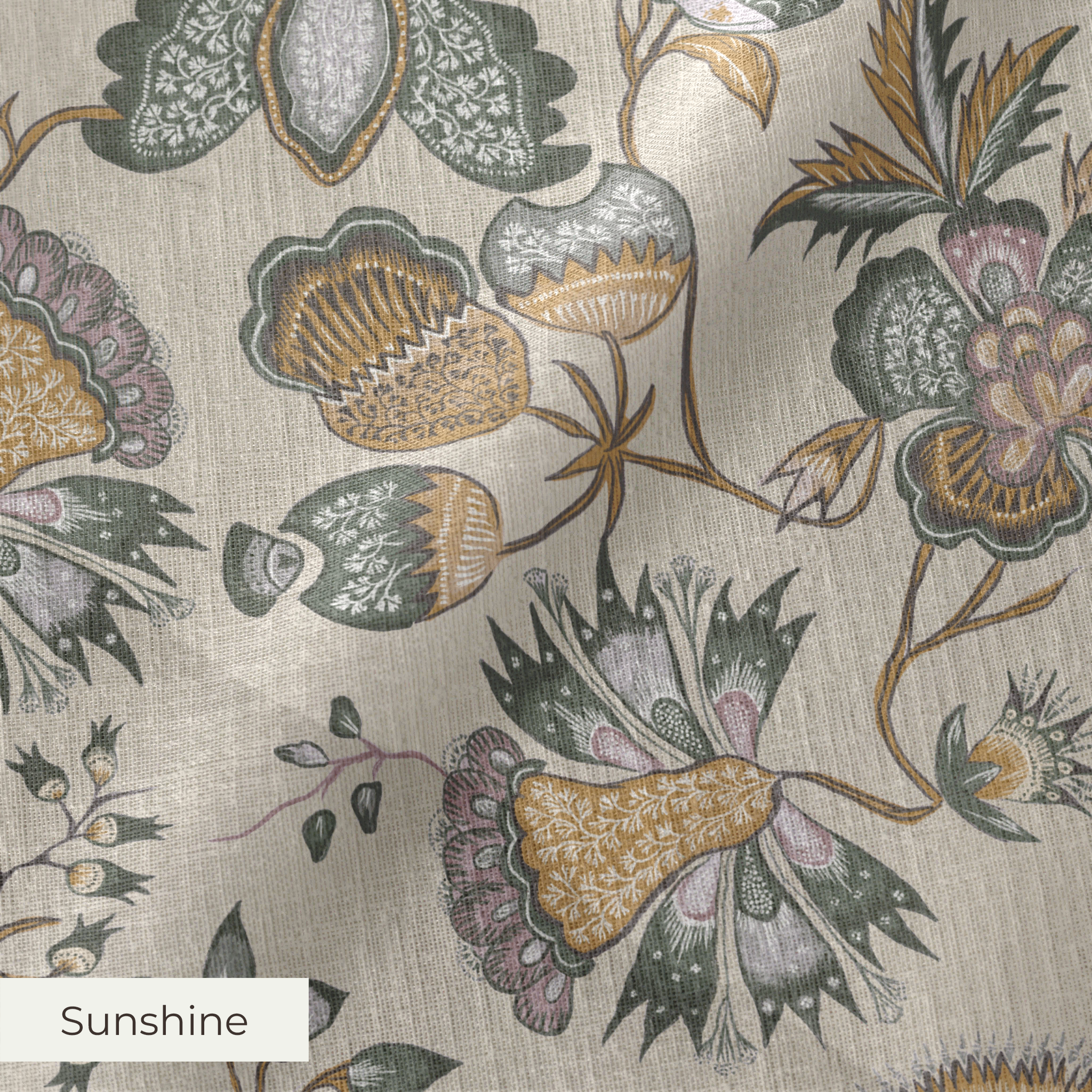 Jara - Biome Green Fabric