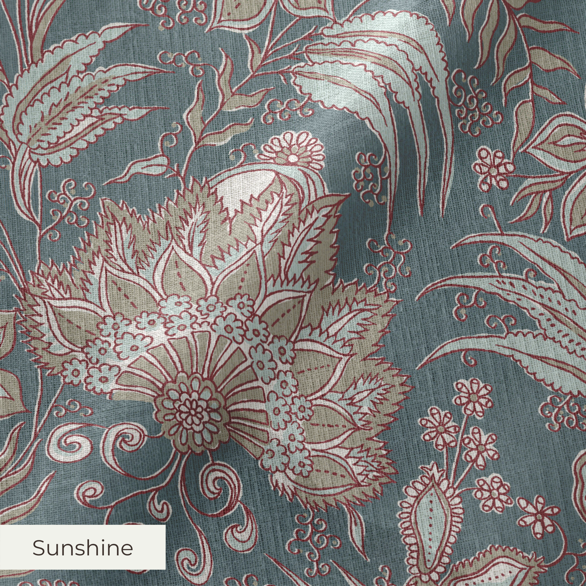 Alma - Dried Flowers Fabric