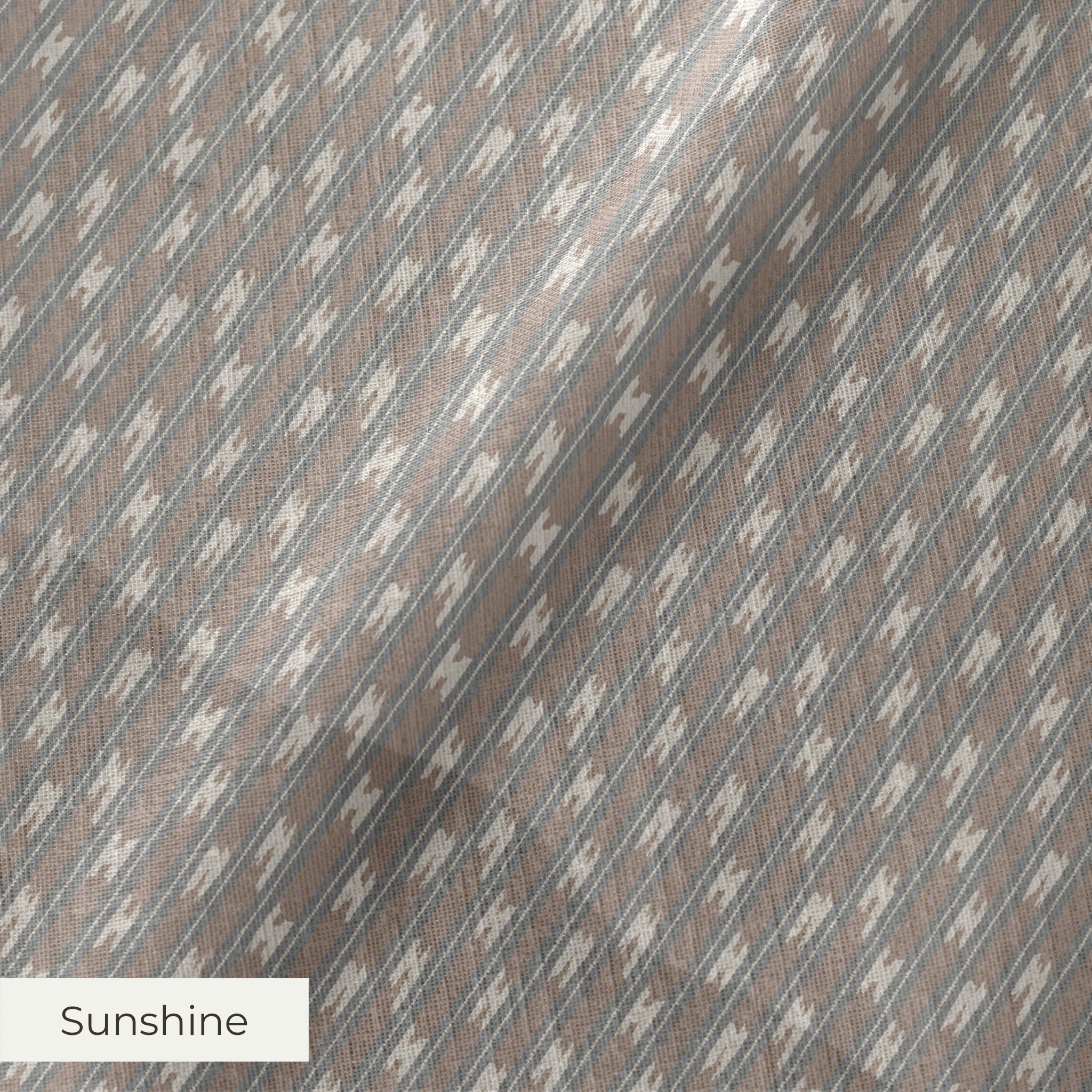 Keya - Gray Taupe Fabric