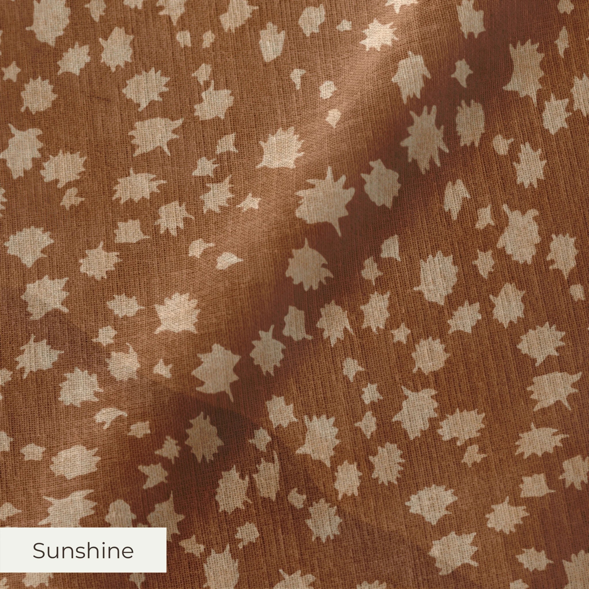 Hollywood - Burnt Orange Fabric