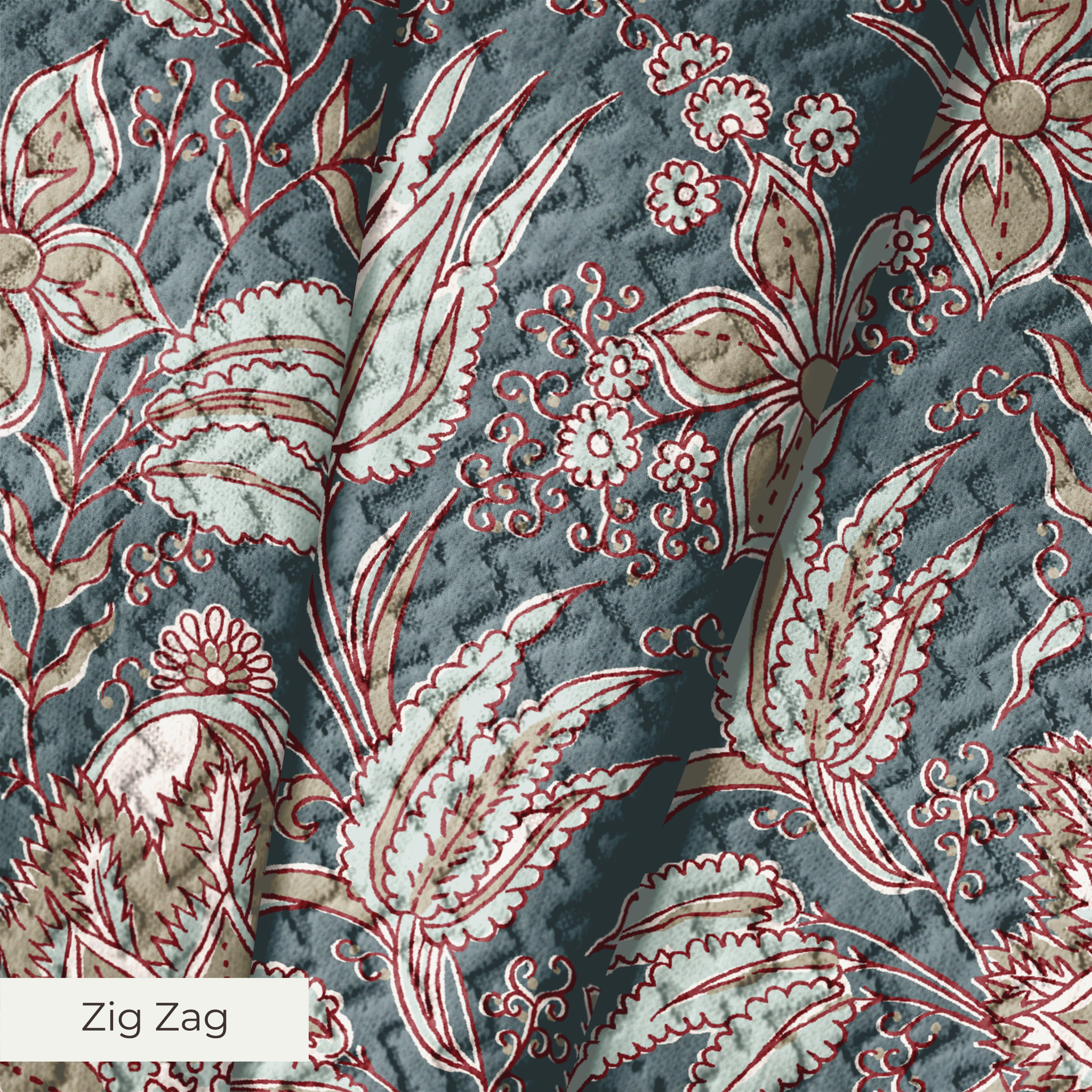 Alma - Dried Flowers Fabric