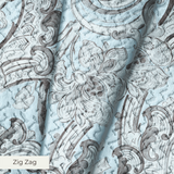 Delphine - Kakelugn Fabric
