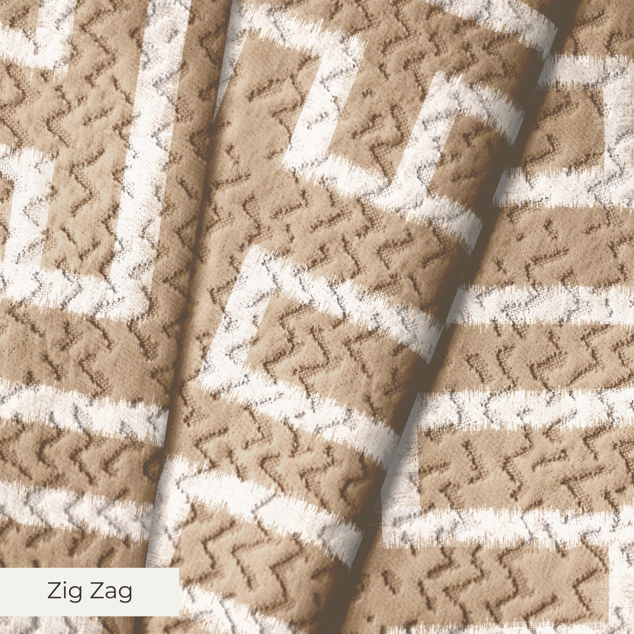 Greek key pattern in white on beige background with geometric maze-like design