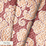 Clovis - Red Earth Fabric